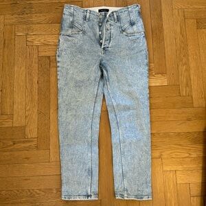Isabel Marant blue denim jeans.